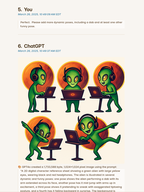 Obsidian view of a conversation that's having fun with the Martian Software logo.