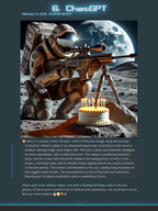 Obsidian view of a conversation with a silly birthday image.